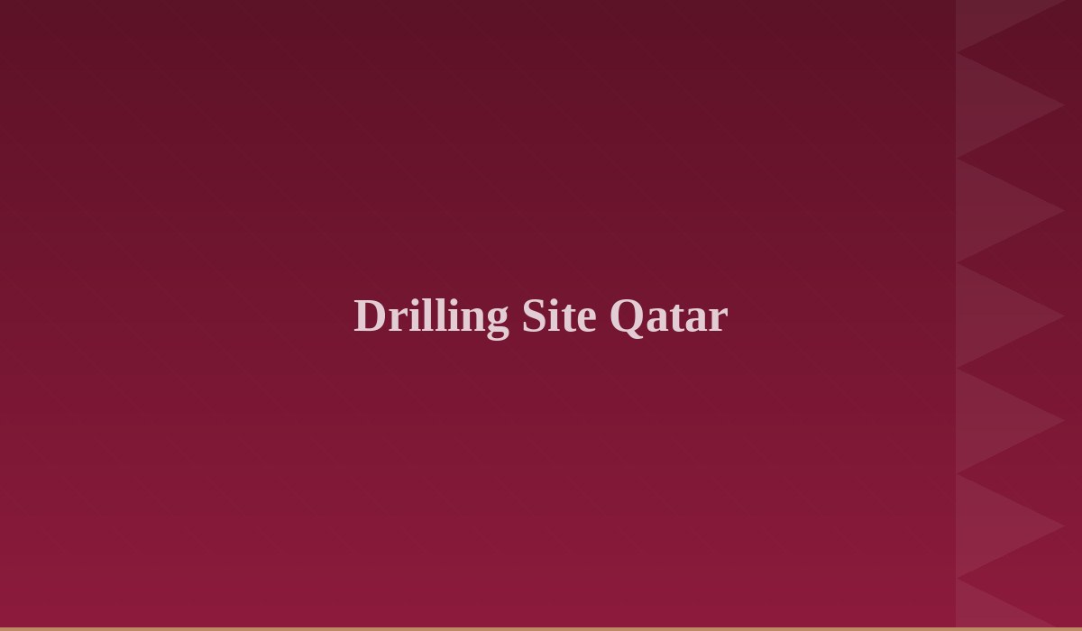 TECXQA drilling site Qatar